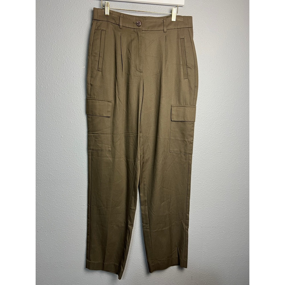 Old Navy Extra High-Rise Taylor Straight Cargo Trouser Reishi Brown M Tall Gorp